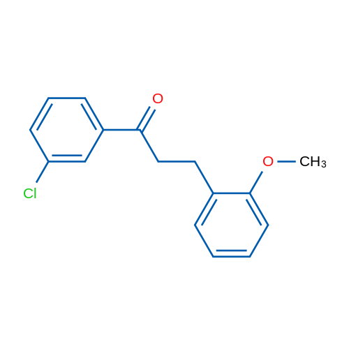 3'-Chloro-3-(2-methoxyphenyl)propiophenone 1g
