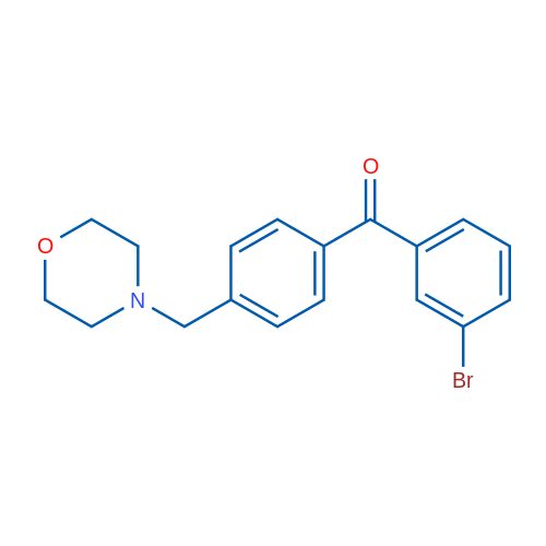 3-Bromo-4'-morpholinomethyl benzophenone 1g