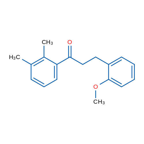 2',3'-Dimethyl-3-(2-methoxyphenyl)propiophenone 1g