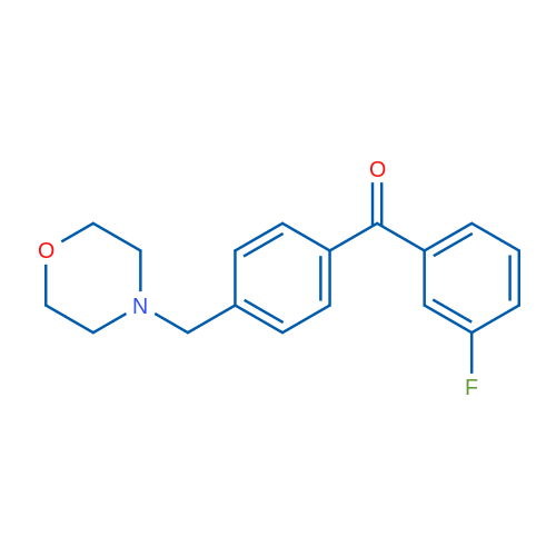 3-Fluoro-4'-morpholinomethyl benzophenone 1g