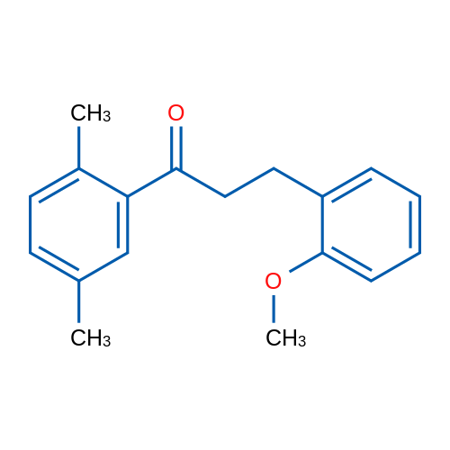 2',5'-Dimethyl-3-(2-methoxyphenyl)propiophenone 1g
