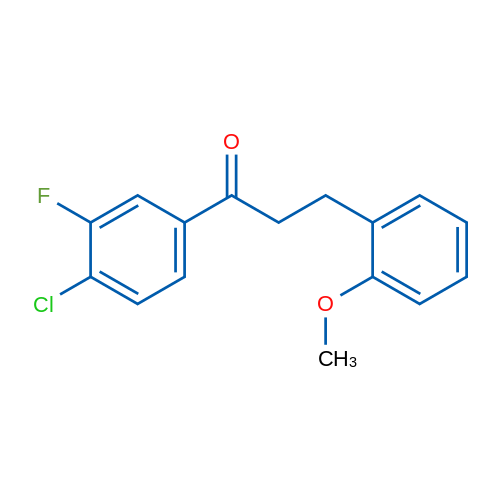 4'-Chloro-3'-fluoro-3-(2-methoxyphenyl)propiophenone 1g