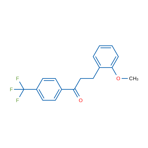 3-(2-Methoxyphenyl)-4'-trifluoromethylpropiophenone 1g