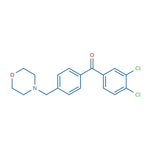 3,4-Dichloro-4'-morpholinomethyl benzophenone 1g
