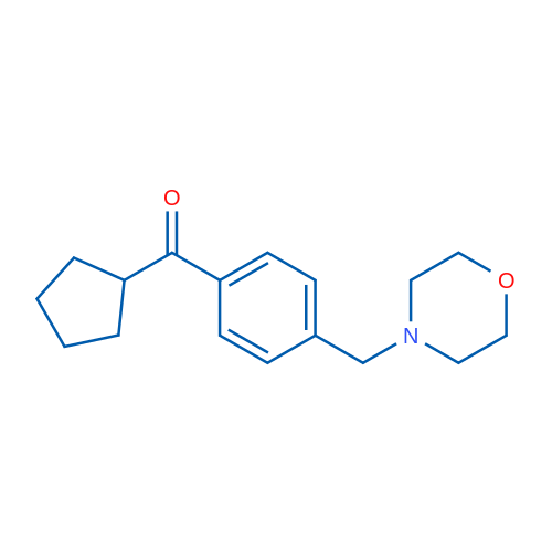 Cyclopentyl 4-(morpholinomethyl)phenyl ketone 1g
