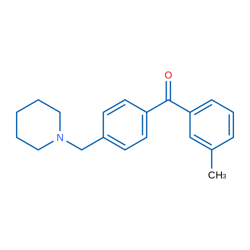 3-Methyl-4'-piperidinomethyl benzophenone 1g