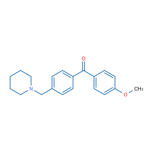 4-Methoxy-4'-piperidinomethyl benzophenone 1g
