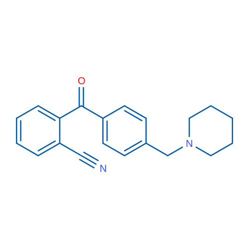 2-Cyano-4'-piperidinomethyl benzophenone 1g