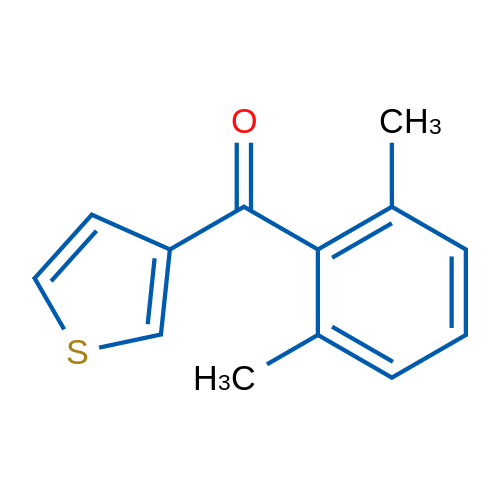 3-(2,6-Dimethylbenzoyl)thiophene 1g