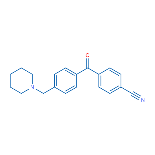 4-Cyano-4'-piperidinomethyl benzophenone 1g