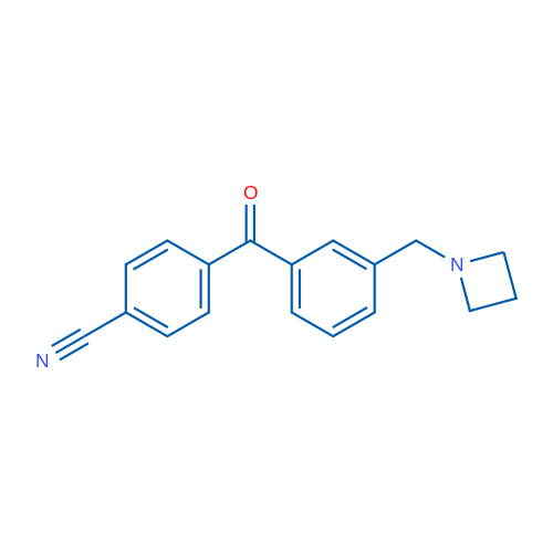4-(3-(Azetidin-1-ylmethyl)benzoyl)benzonitrile 1g