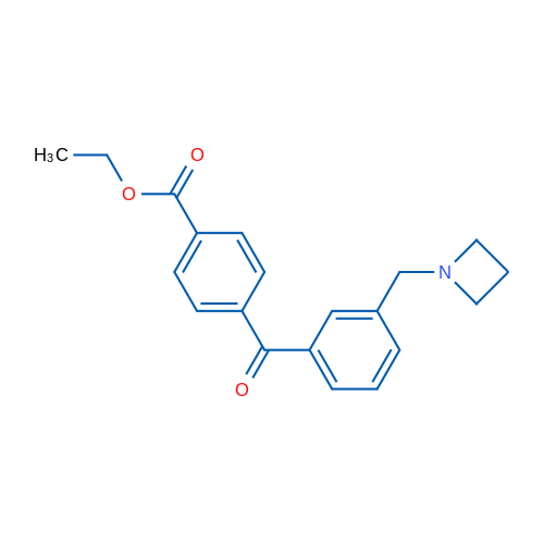 Ethyl 4-(3-(azetidin-1-ylmethyl)benzoyl)benzoate 1g