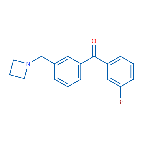 (3-(Azetidin-1-ylmethyl)phenyl)(3-bromophenyl)methanone 1g