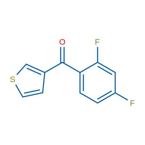 3-(2,4-Difluorobenzoyl)thiophene 1g