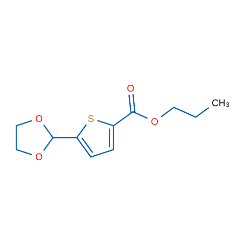 Propyl 5-(1,3-Dioxolan-2-yl)-2-thiophenecarboxylate 5g