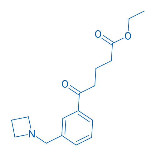 Ethyl 5-(3-(azetidin-1-ylmethyl)phenyl)-5-oxopentanoate 1g