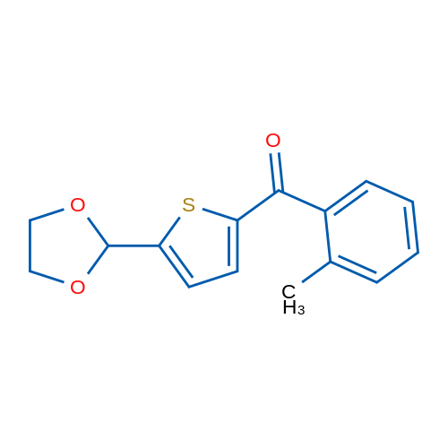 5-(1,3-Dioxolan-2-yl)-2-(2-methylbenzoyl)thiophene 1g