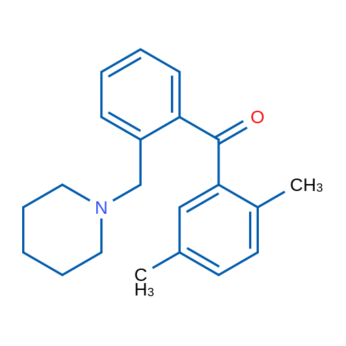 2,5-Dimethyl-2'-piperidinomethyl benzophenone 1g