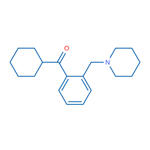 Cyclohexyl 2-(piperidinomethyl)phenyl ketone 1g