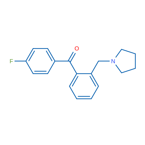 4'-Fluoro-2-pyrrolidinomethyl benzophenone 1g