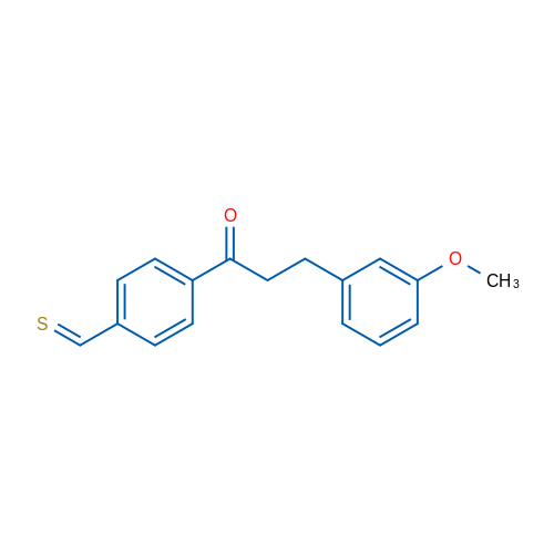 3-(3-Methoxyphenyl)-4'-thiomethylpropiophenone 1g