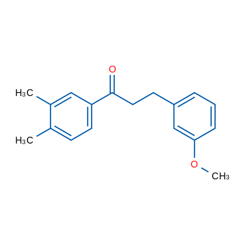 3',4'-Dimethyl-3-(3-methoxyphenyl)propiophenone 1g