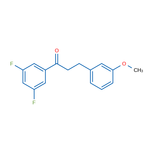 3',5'-Difluoro-3-(3-methoxyphenyl)propiophenone 1g