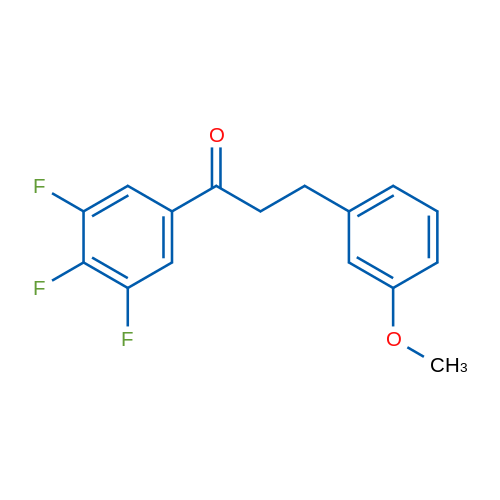 3-(3-Methoxyphenyl)-3',4',5'-trifluoropropiophenone 1g