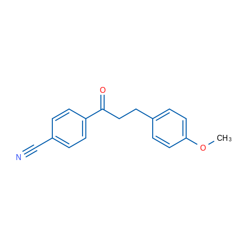 4'-Cyano-3-(4-methoxyphenyl)propiophenone 1g