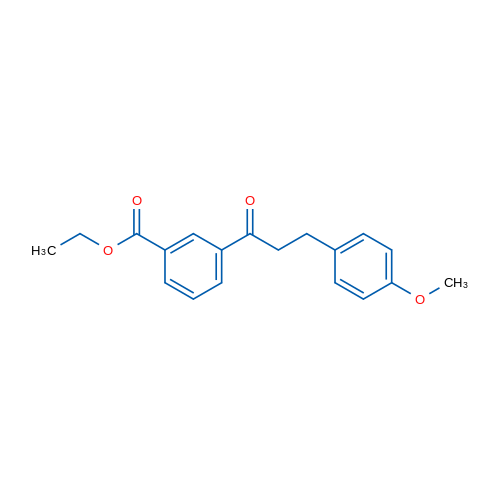 3'-Carboethoxy-3-(4-methoxyphenyl)propiophenone 1g