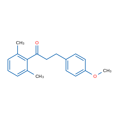 2',6'-Dimethyl-3-(4-methoxyphenyl)propiophenone 1g