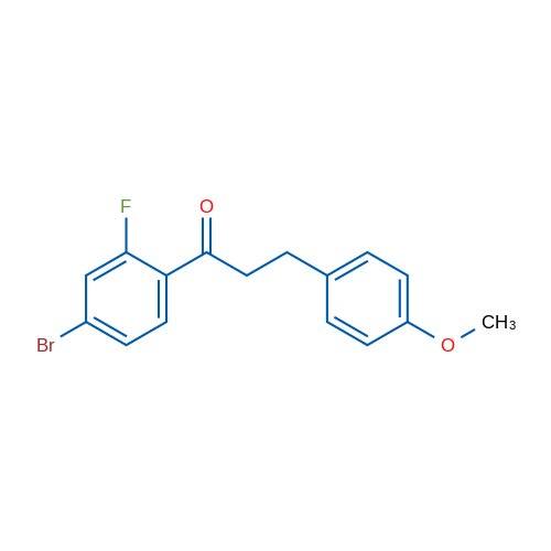 4'-Bromo-2'-fluoro-3-(4-methoxyphenyl)propiophenone 1g