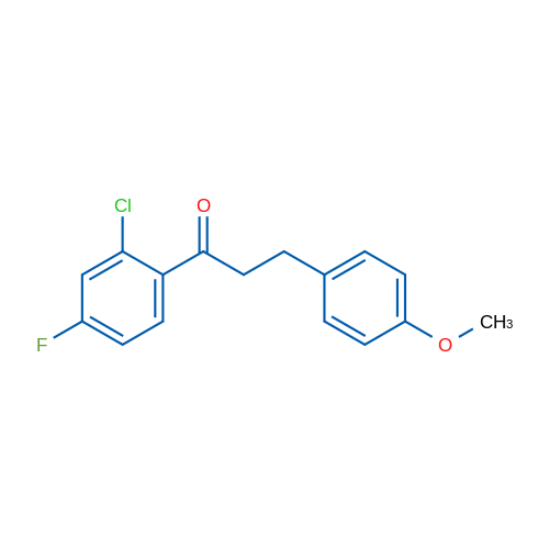 2'-Chloro-4'-fluoro-3-(4-methoxyphenyl)propiophenone 1g