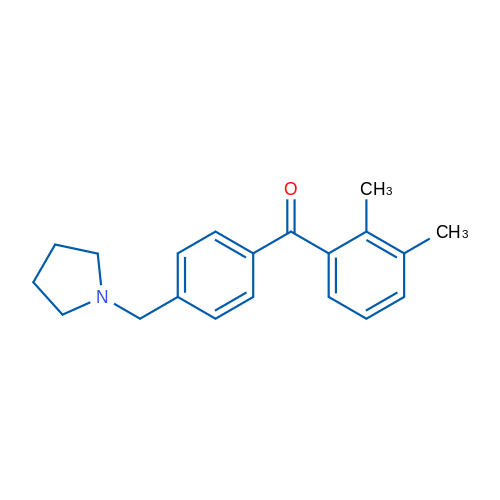 2,3-Dimethyl-4'-pyrrolidinomethyl benzophenone 1g