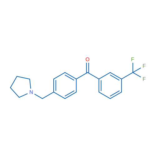 4'-Pyrrolidinomethyl-3-trifluoromethylbenzophenone 1g