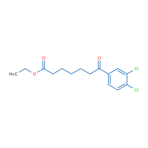 Ethyl 7-(3,4-dichlorophenyl)-7-oxoheptanoate 1g