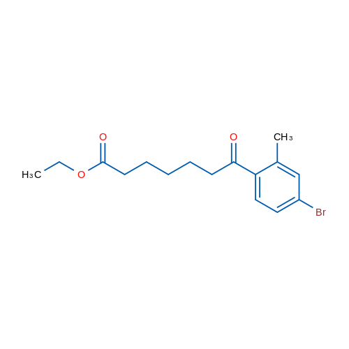 Ethyl 7-(4-bromo-2-methylphenyl)-7-oxoheptanoate 1g