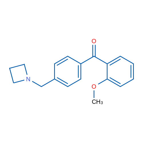 (4-(Azetidin-1-ylmethyl)phenyl)(2-methoxyphenyl)methanone 1g