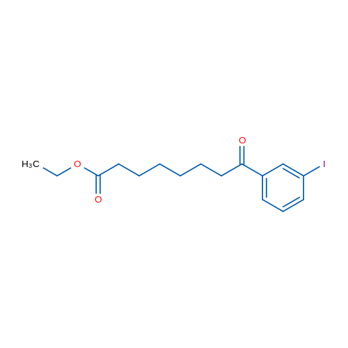 Ethyl 8-(3-iodophenyl)-8-oxooctanoate 1g