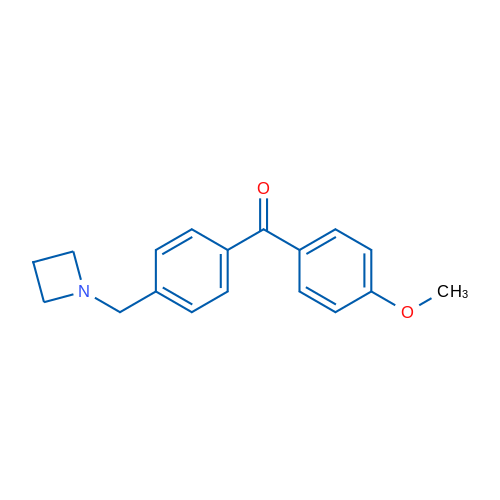 (4-(Azetidin-1-ylmethyl)phenyl)(4-methoxyphenyl)methanone 1g