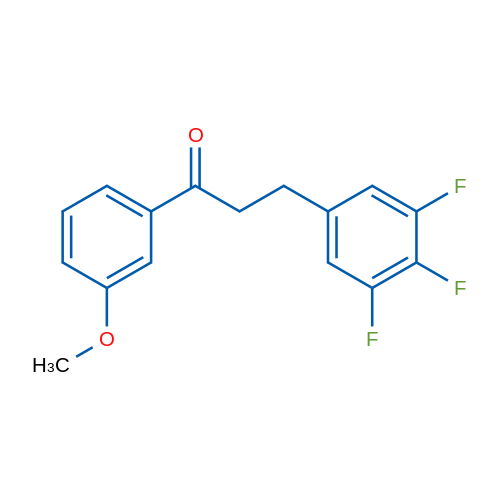3'-Methoxy-3-(3,4,5-trifluorophenyl)propiophenone 1g