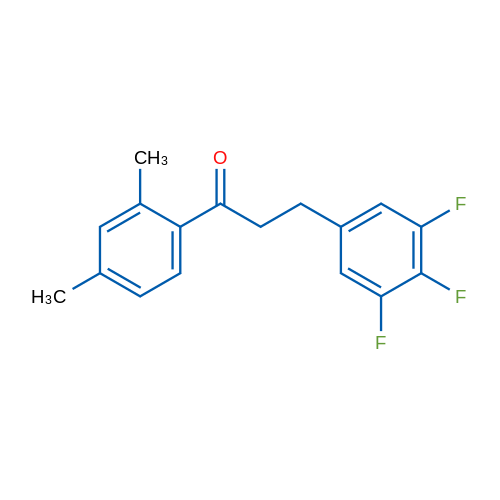 2',4'-Dimethyl-3-(3,4,5-trifluorophenyl)propiophenone 1g