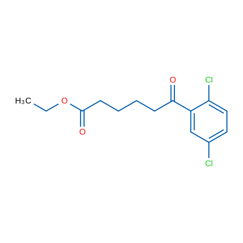 Ethyl 6-(2,5-dichlorophenyl)-6-oxohexanoate 1g