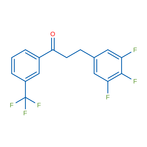 3'-Trifluoromethyl-3-(3,4,5-trifluorophenyl)propiophenone 1g
