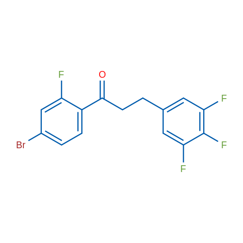 4'-Bromo-2'-fluoro-3-(3,4,5-trifluorophenyl)propiophenone 1g