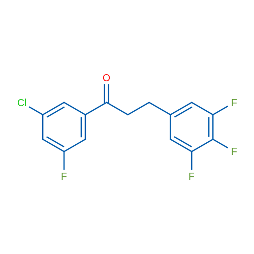 3'-Chloro-5'-fluoro-3-(3,4,5-trifluorophenyl)propiophenone 1g