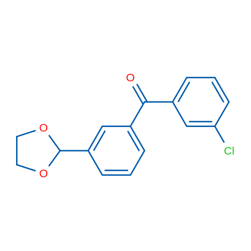 3-Chloro-3'-(1,3-dioxolan-2-yl)benzophenone 1g