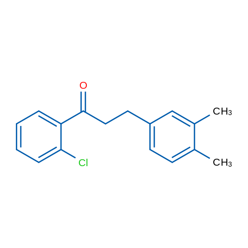 2'-Chloro-3-(3,4-dimethylphenyl)propiophenone 1g