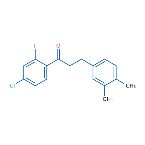 4'-Chloro-3-(3,4-dimethylphenyl)-2'-fluoropropiophenone 1g