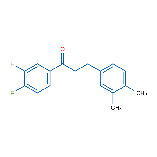3',4'-Difluoro-3-(3,4-dimethylphenyl)propiophenone 1g